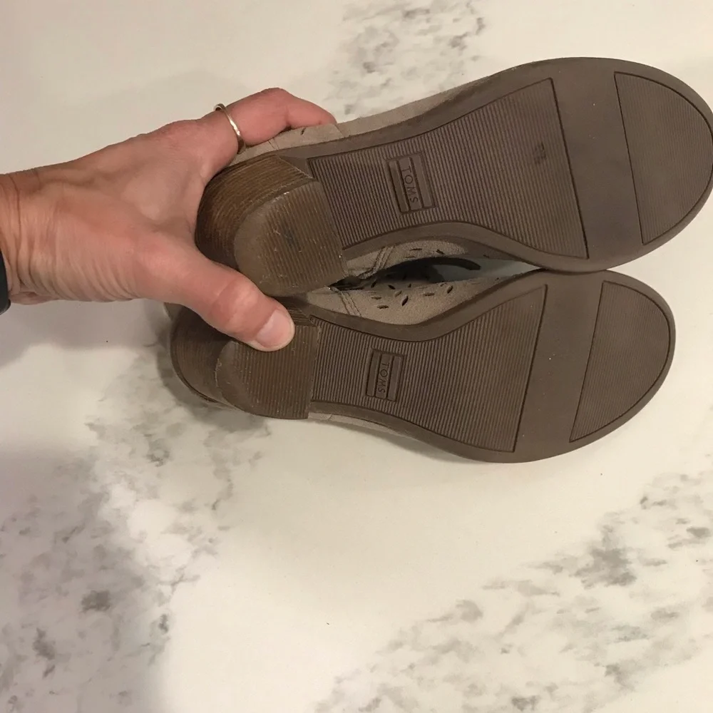 Toms Women’s Majorca Peep Toe Bootie - Picture 6 of 6